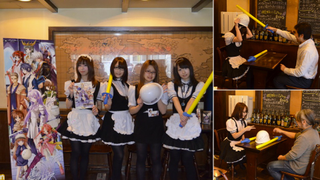Hitting Maids on the Head with Foam Swords